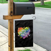 Gay the Pray Away Garden Flag LGBTQIA Say Gay Pride Month - Wonder Print Shop