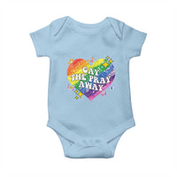 Gay the Pray Away Baby Onesie LGBTQIA Say Gay Pride Month - Wonder Print Shop