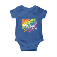 Gay the Pray Away Baby Onesie LGBTQIA Say Gay Pride Month - Wonder Print Shop