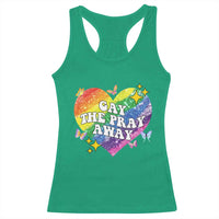 Gay the Pray Away Racerback Tank Top LGBTQIA Say Gay Pride Month - Wonder Print Shop