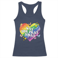 Gay the Pray Away Racerback Tank Top LGBTQIA Say Gay Pride Month - Wonder Print Shop