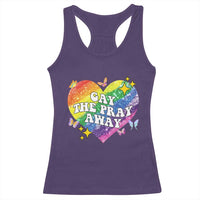 Gay the Pray Away Racerback Tank Top LGBTQIA Say Gay Pride Month - Wonder Print Shop