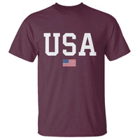USA T Shirt Patriotic American Flag - Wonder Print Shop