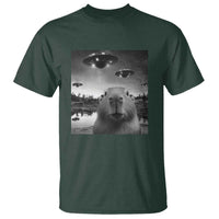 Funny Capybara T Shirt Selfie With UFOs Capy Meme Graphic - Wonder Print Shop