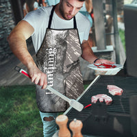 Hunting Rifle Apron Grunge Wilderness Marsh Scene with Rustic Outdoor