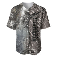 Hunting Rifle Baseball Jersey Grunge Wilderness Marsh Scene with Rustic Outdoor