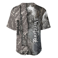 Hunting Rifle Baseball Jersey Grunge Wilderness Marsh Scene with Rustic Outdoor