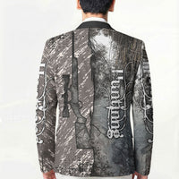 Hunting Rifle Blazer Grunge Wilderness Marsh Scene with Rustic Outdoor