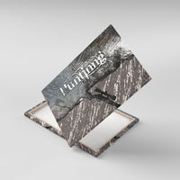 Hunting Rifle Canvas Wall Art Grunge Wilderness Marsh Scene with Rustic Outdoor
