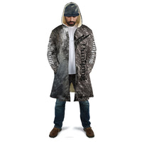 Hunting Rifle Cloak Grunge Wilderness Marsh Scene with Rustic Outdoor