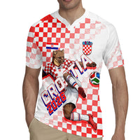 Personalized Croatia Soccer 2026 Rugby Jersey Funa Zlatica Football Mascot - Sahovnica Croatian Checkerboard
