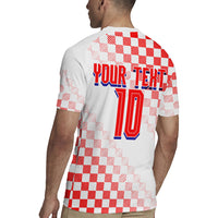 Personalized Croatia Soccer 2026 Rugby Jersey Funa Zlatica Football Mascot - Sahovnica Croatian Checkerboard