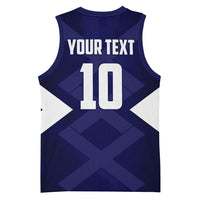 Personalized Scotland Unicorn Football Basketball Jersey Scottish National Soccer Team - St Andrew's Cross - Vibrant Fantasy Mascot