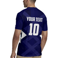 Personalized Scotland Unicorn Football Rugby Jersey Scottish National Soccer Team - St Andrew's Cross - Vibrant Fantasy Mascot