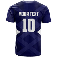 Personalized Scotland Unicorn Football T Shirt Scottish National Soccer Team - St Andrew's Cross - Vibrant Fantasy Mascot