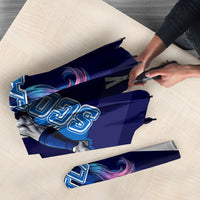 Personalized Scotland Unicorn Football Umbrella Scottish National Soccer Team - St Andrew's Cross - Vibrant Fantasy Mascot