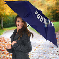 Personalized Scotland Unicorn Football Umbrella Scottish National Soccer Team - St Andrew's Cross - Vibrant Fantasy Mascot