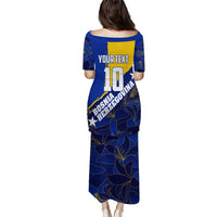 Personalized Bosnia And Herzegovina Football Dragon Mascot Puletasi Balkan Soccer Design With Floral Line Art