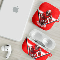 Personalized Switzerland Football Bull Mascot AirPods Case Swiss Flag And Alps Mountain Background With Muscular Bull Art