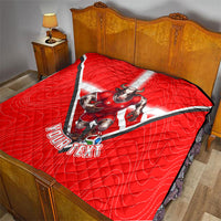 Personalized Switzerland Football Bull Mascot Quilt Swiss Flag And Alps Mountain Background With Muscular Bull Art