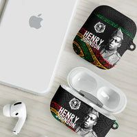 Henry Johnson Black History Month AirPods Case Pan African Colors Tribal Geometric Pattern