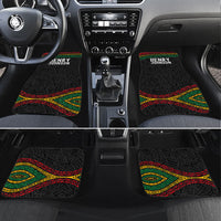 Henry Johnson Black History Month Car Mats Pan African Colors Tribal Geometric Pattern