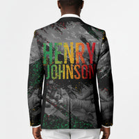 Henry Johnson Black History Month Blazer Harlem Hellfighters Pan African Grunge Art