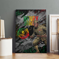 Henry Johnson Black History Month Canvas Wall Art Harlem Hellfighters Pan African Grunge Art