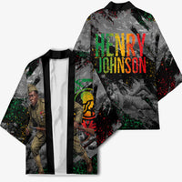 Henry Johnson Black History Month Kimono Harlem Hellfighters Pan African Grunge Art