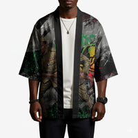 Henry Johnson Black History Month Kimono Harlem Hellfighters Pan African Grunge Art