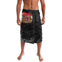 Singapore National Flag Day Lavalava Lion Tiger Coat Of Arms Grunge Graffiti