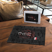 Singapore National Flag Day Puzzle Lion Tiger Coat Of Arms Grunge Graffiti
