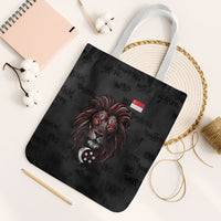 Singapore National Flag Day Tote Bag Lion Tiger Coat Of Arms Grunge Graffiti