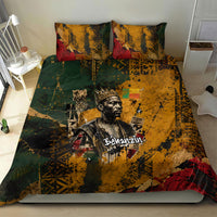 Benin Independence Day King Behanzin Bedding Set Dahomey Amazons National Motto