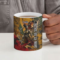 Benin Independence Day King Behanzin Ceramic Mug Dahomey Amazons National Motto