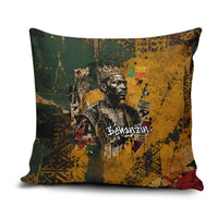 Benin Independence Day King Behanzin Pillow Cover Dahomey Amazons National Motto