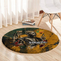 Benin Independence Day King Behanzin Round Carpet Dahomey Amazons National Motto