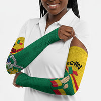 Benin Independence Day August 1 Arm Sleeves Coat Of Arms Heritage Raised Fist Flag