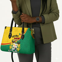 Benin Independence Day August 1 Leather Bag Coat Of Arms Heritage Raised Fist Flag
