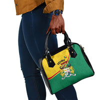 Benin Independence Day August 1 Shoulder Handbag Coat Of Arms Heritage Raised Fist Flag