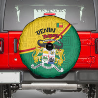 Benin Independence Day August 1 Spare Tire Cover Coat Of Arms Heritage Raised Fist Flag