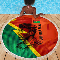 Burkina Faso Independence Day Thomas Sankara Beach Blanket Revolution Heritage Broken Chains Graphic