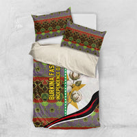 Burkina Faso Independence Day Coat Of Arms Bedding Set National Stallion Shield