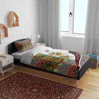 Burkina Faso Independence Day Coat Of Arms Bedding Set National Stallion Shield