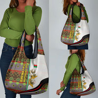 Burkina Faso Independence Day Coat Of Arms Grocery Bag National Stallion Shield