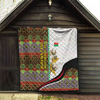 Burkina Faso Independence Day Coat Of Arms Quilt National Stallion Shield