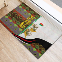 Burkina Faso Independence Day Coat Of Arms Rubber Doormat National Stallion Shield