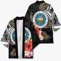 Caribbean American Heritage Month Kimono Tribal Pattern Tropical Hibiscus Flower