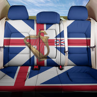 Commonwealth Of England Flag Golden Harp Back Car Seat Cover Historical British Heritage