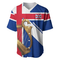 Commonwealth Of England Flag Golden Harp Baseball Jersey Historical British Heritage